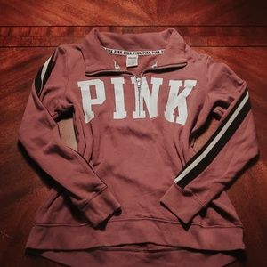 Victoria's Secret PINK 3/4 Zip up Sweater